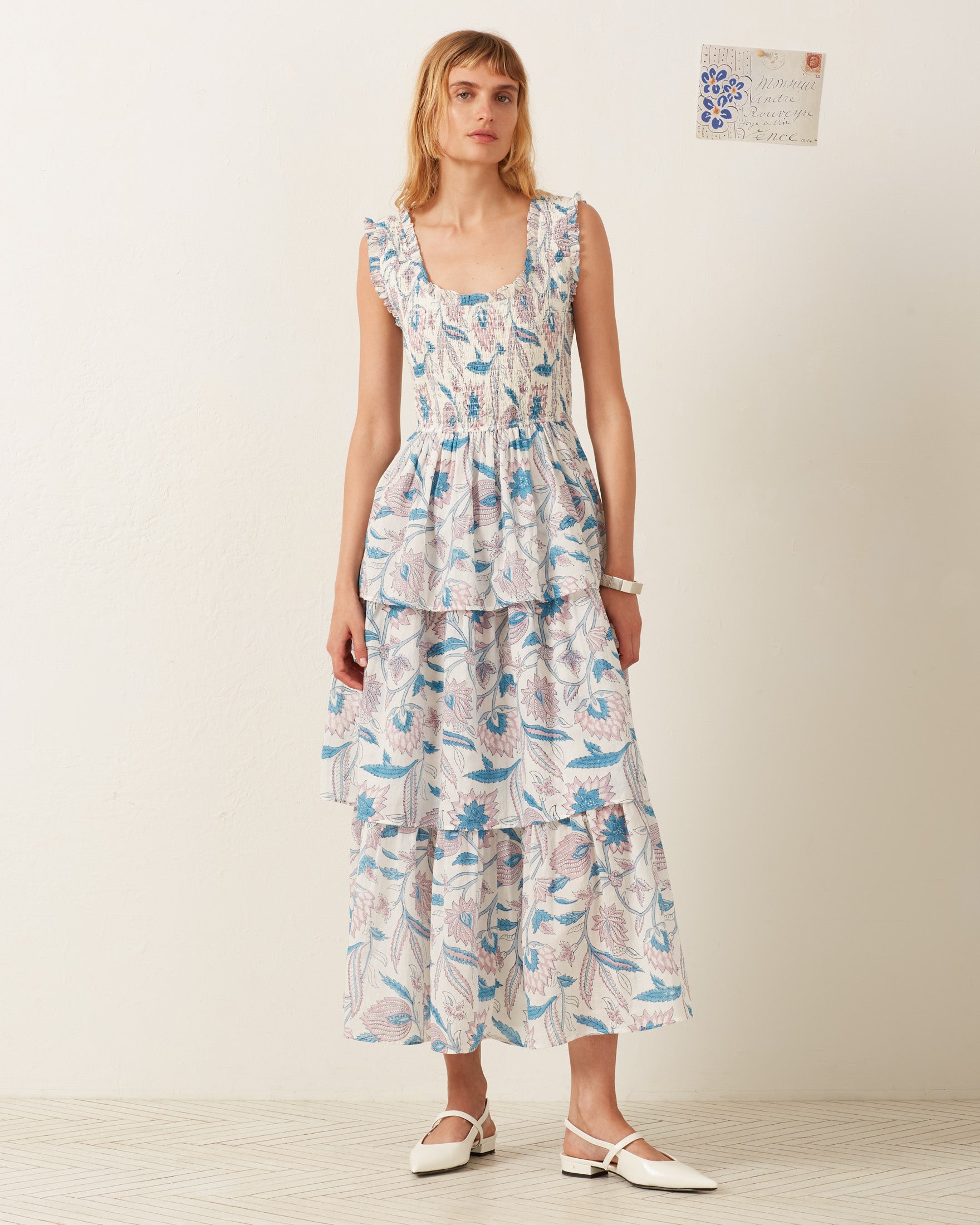 Erin Blue Valentine Dress Blue / L Erin Blue Valentine Dress Blue / L