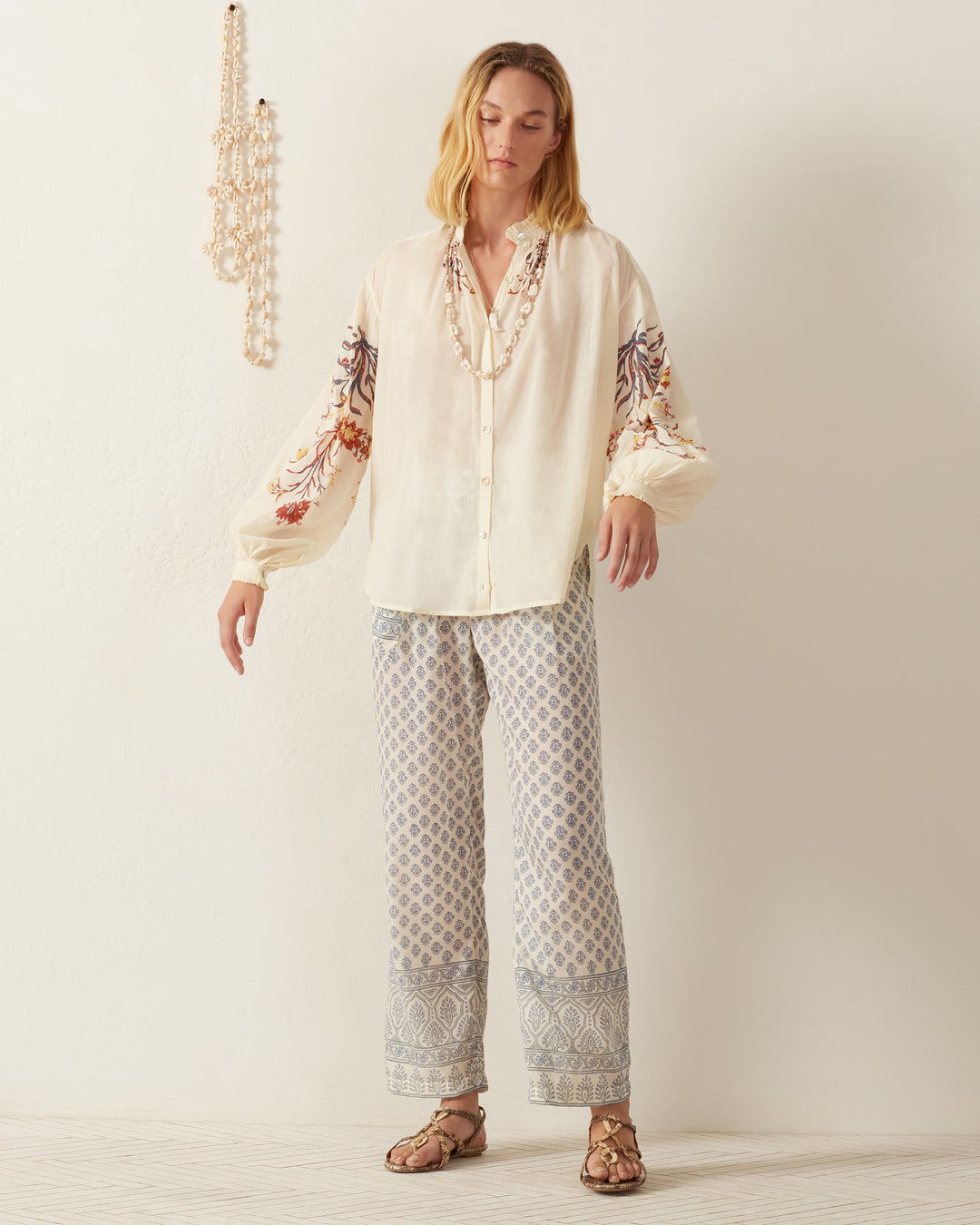 Poet Sun Lily Valley Blouse
