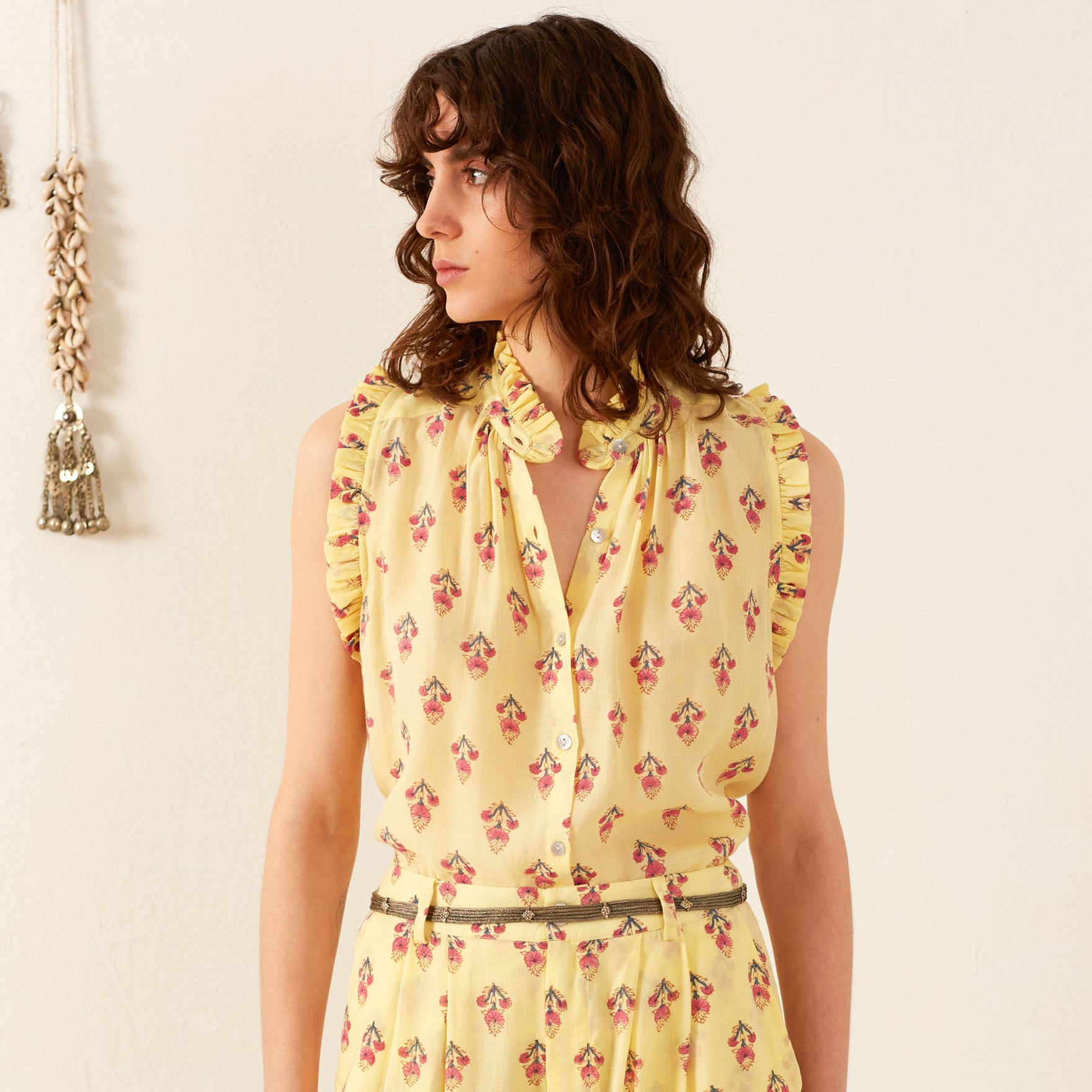 Annabel Olive Lily Valley Shirt