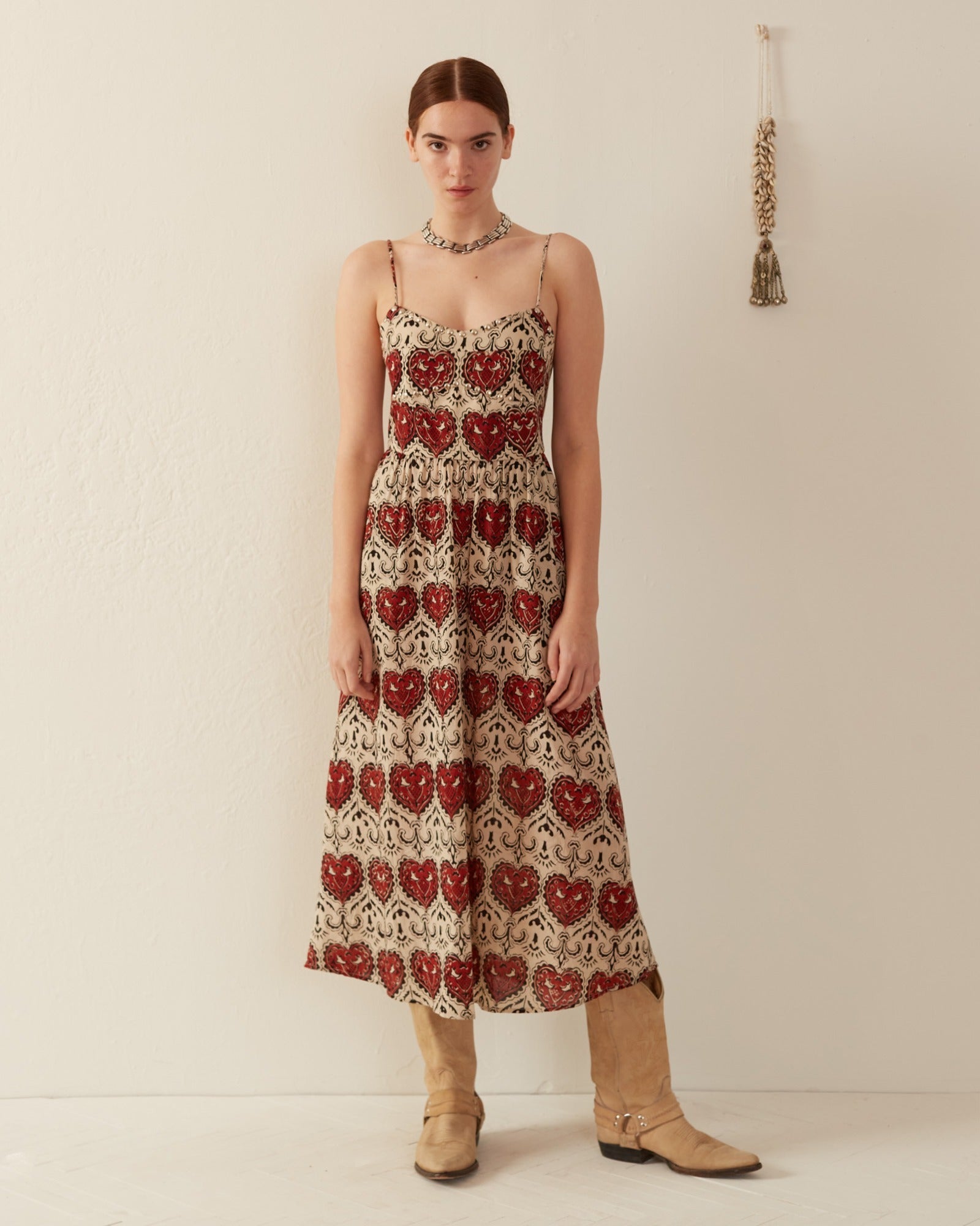 Autumn Bleeding Heart Dress