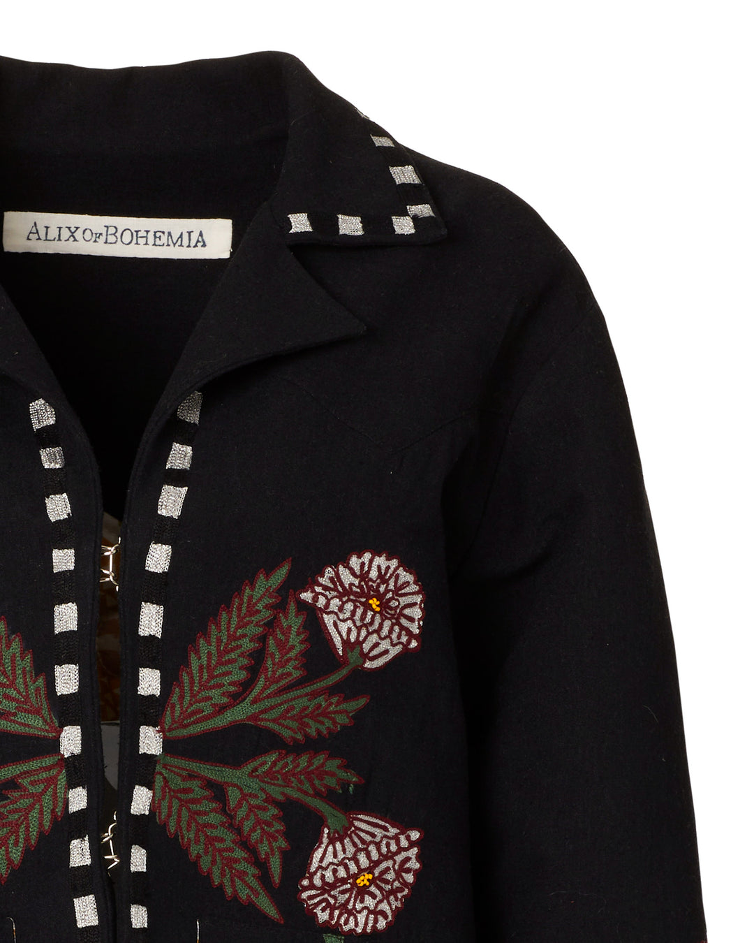 Western Black Bloom Jacket