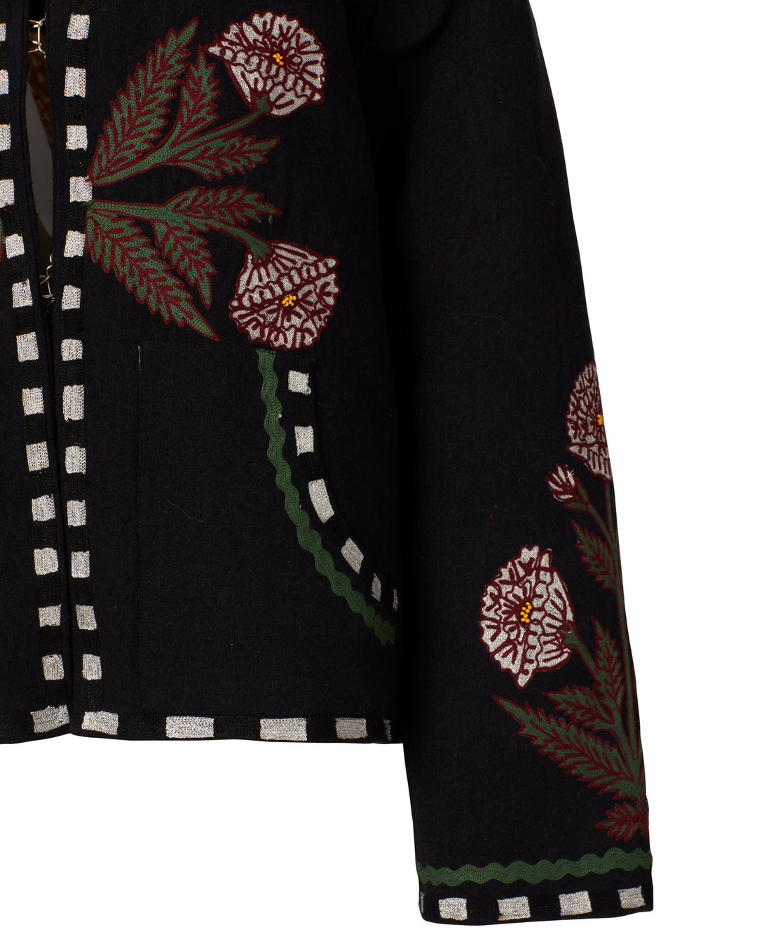 Western Black Bloom Jacket