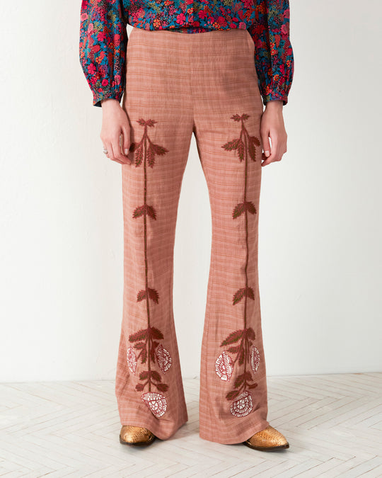 Charlie Jute Embroidered Pant