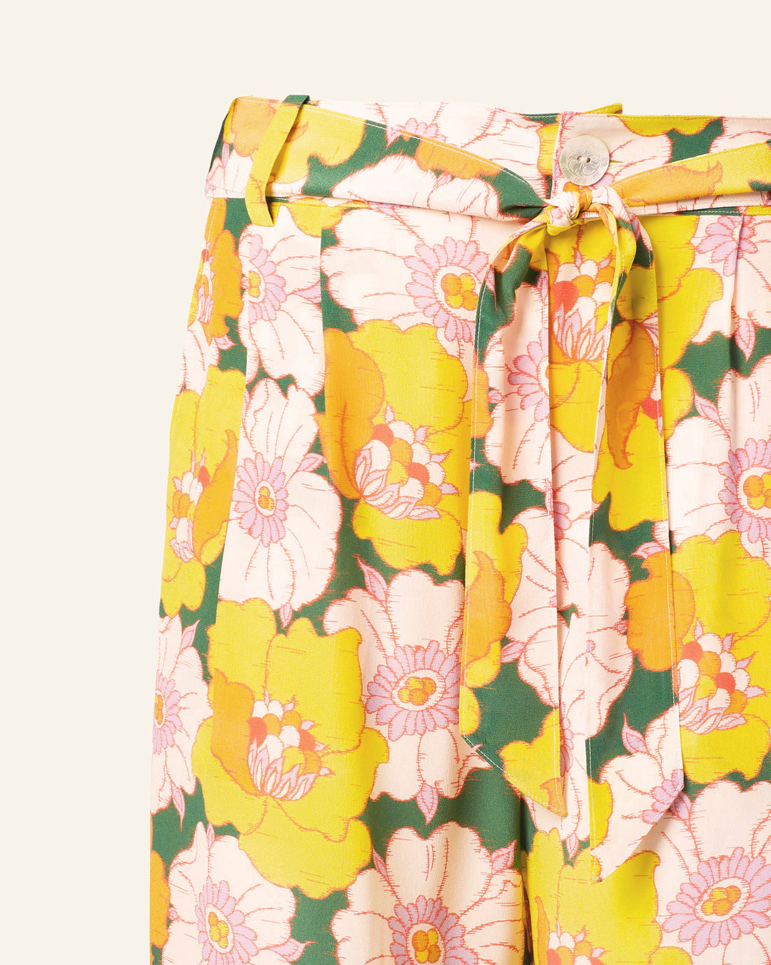 Colette Citrus Blossom Silk Pant