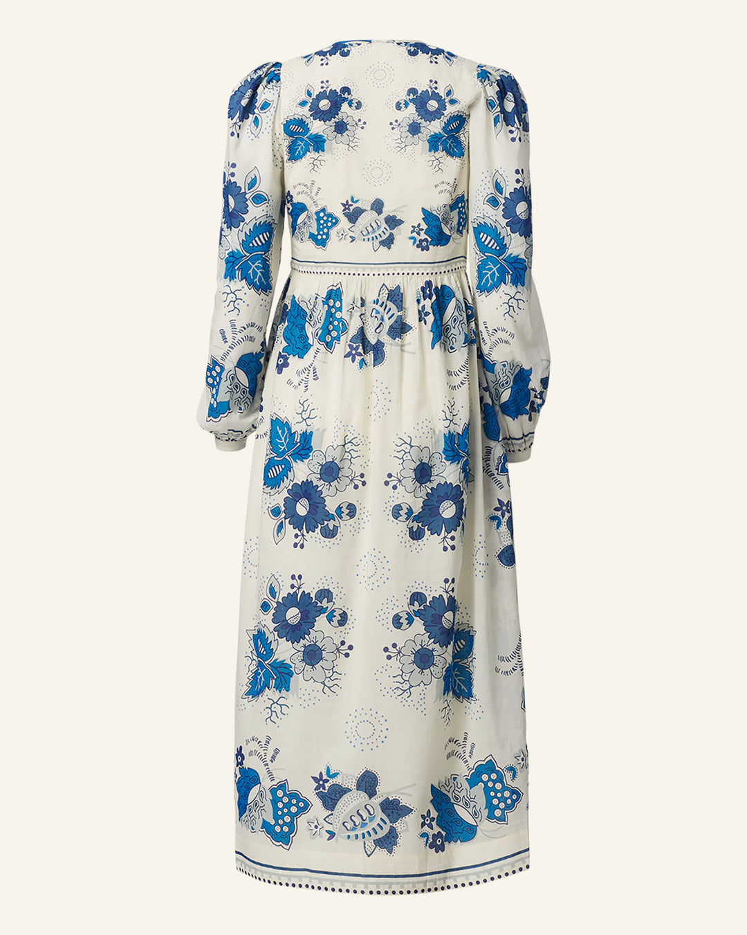 Winifred Blue China Panel Dress Winifred Blue China Panel Dress