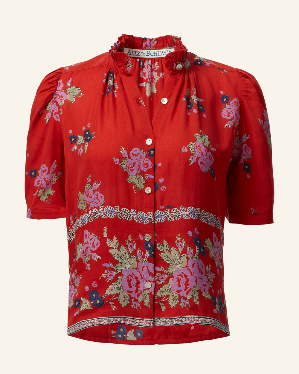 Winnie Carmine Bouquet Shirt
