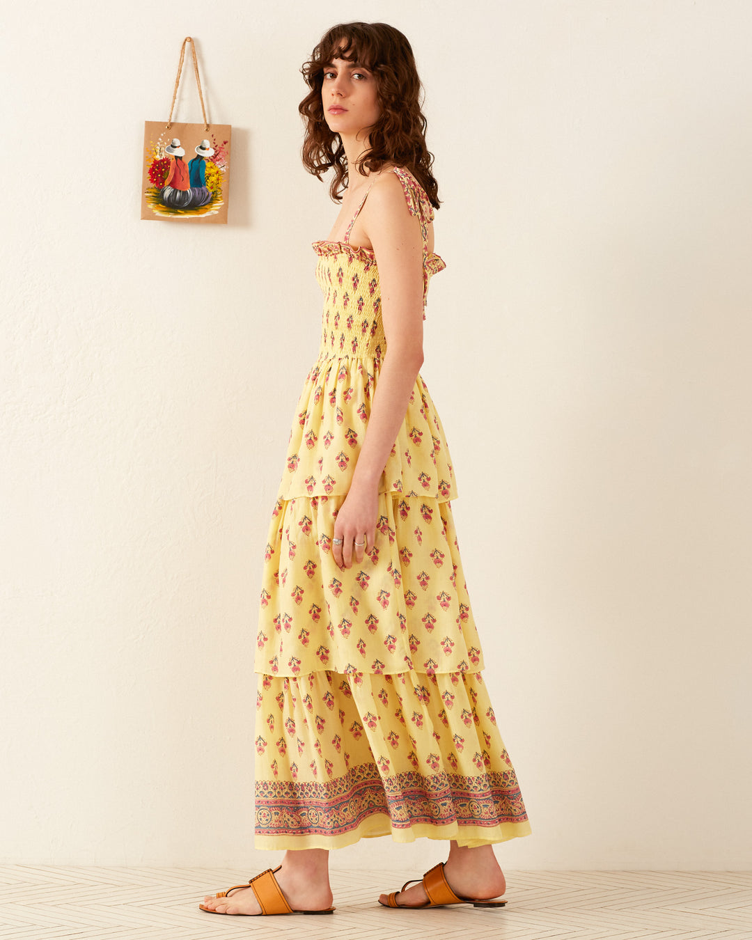 Kaia Primrose Tier Dress Primrose / XL Kaia Primrose Tier Dress Primrose / XL