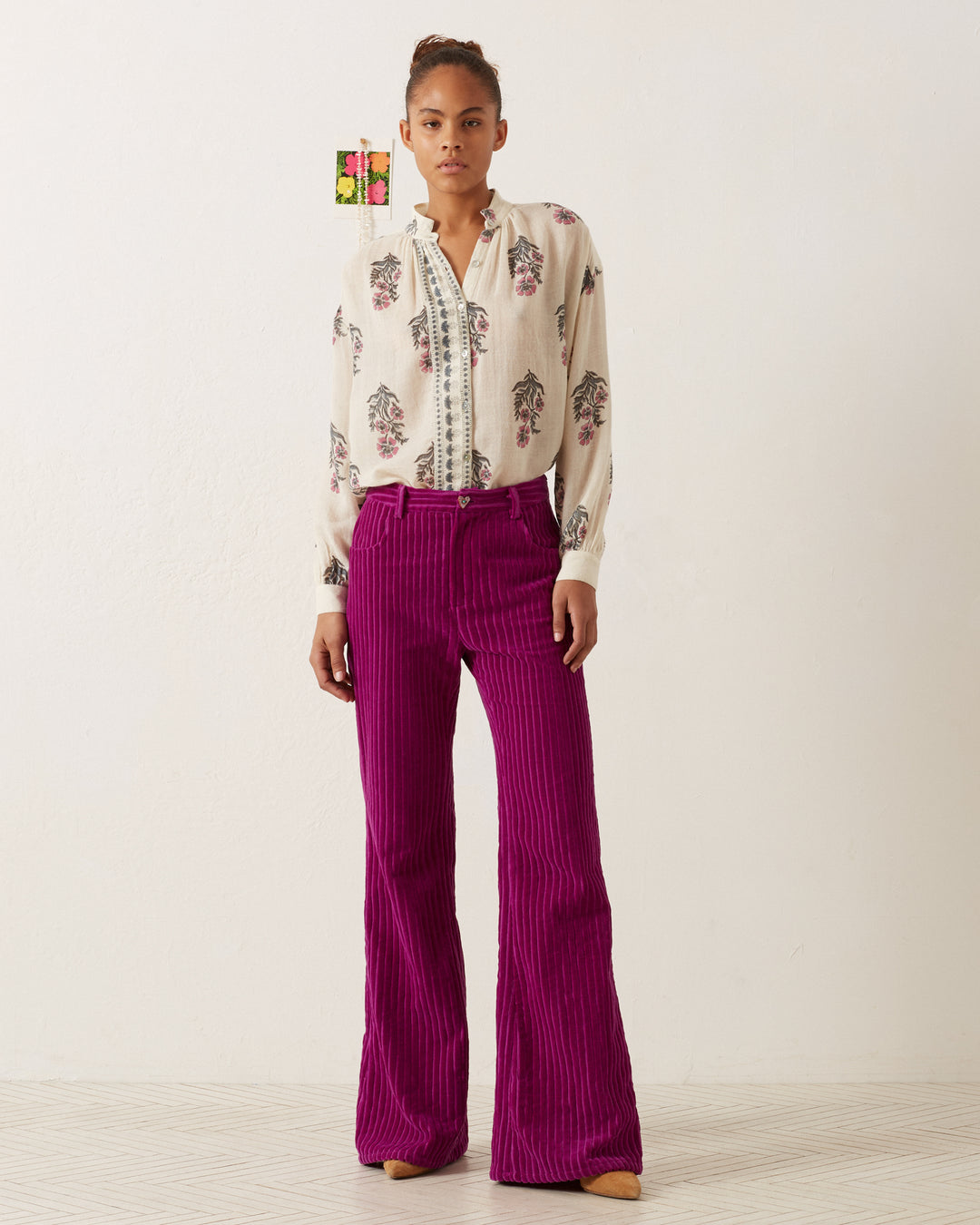 Bunny Violet Velvet Pant