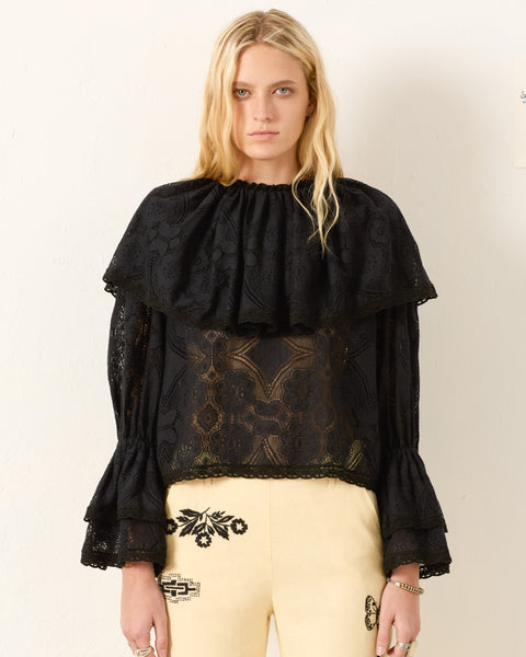 トップス shalom club Lace Top FW25-ELO008-