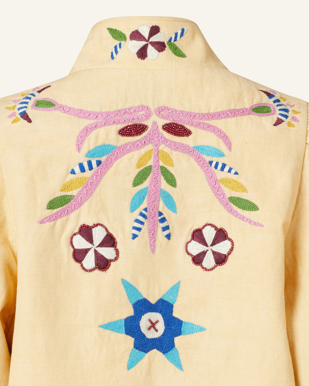 Emmylou Butter Embroidered Coat