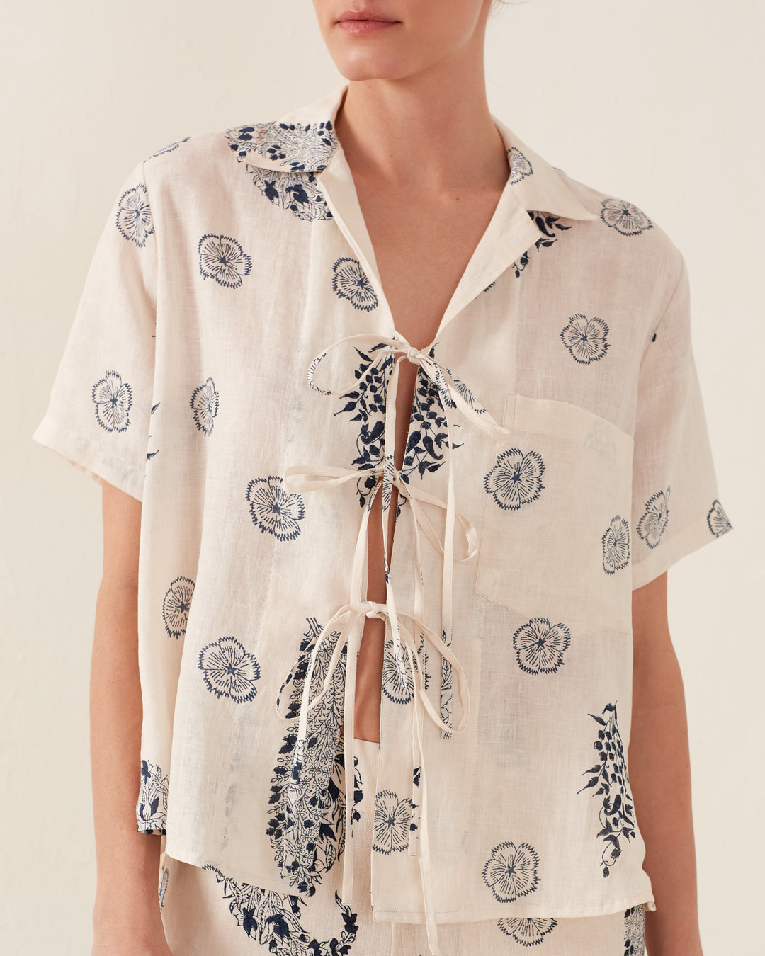 Styla Porcelain Linen Shirt