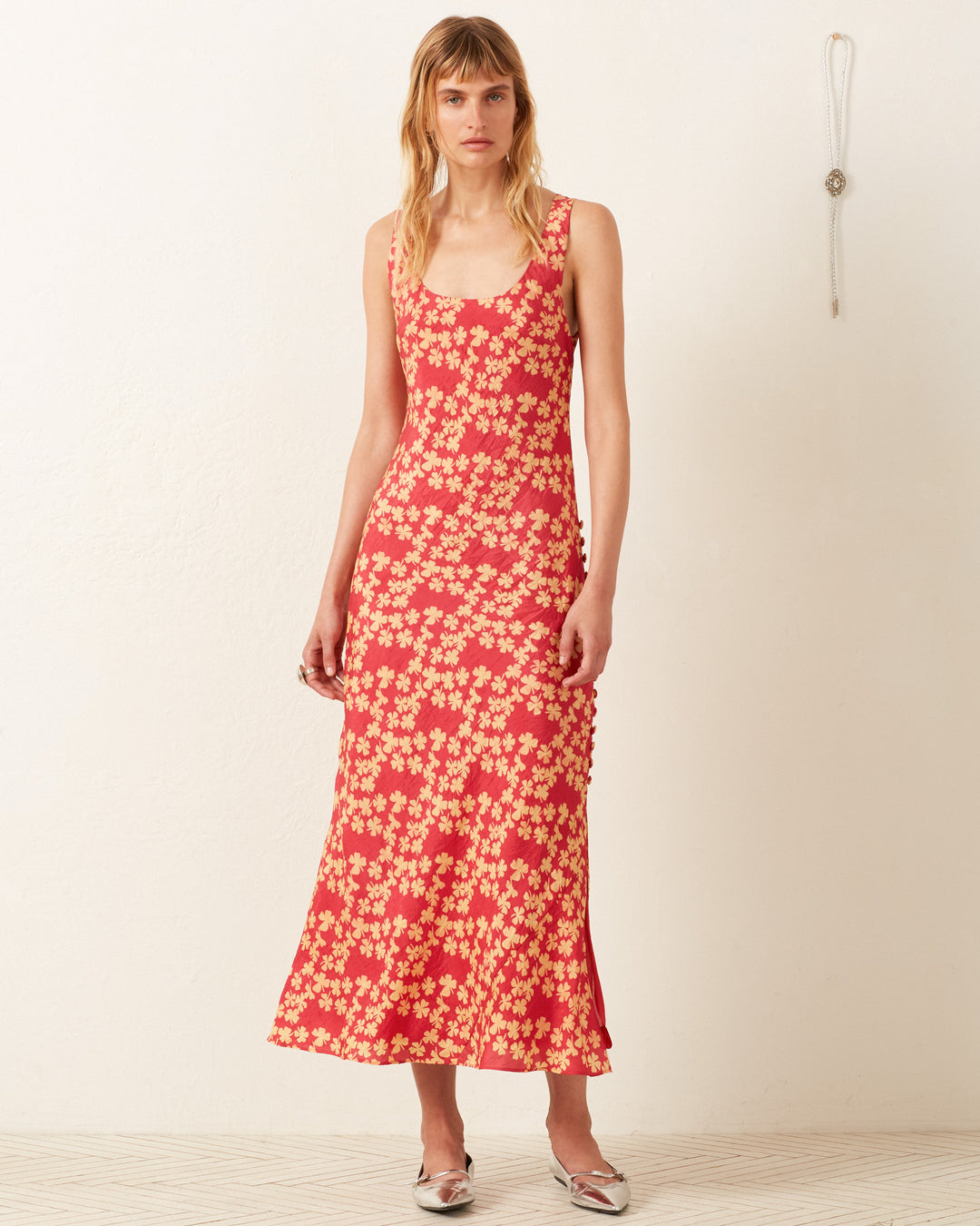Alix of Bohemia Adele Dress Clover in Crimson - Size Medium (Also XS, L) Alix of Bohemia Adele Dress Clover in Crimson - Size Medium (Also XS, L)
