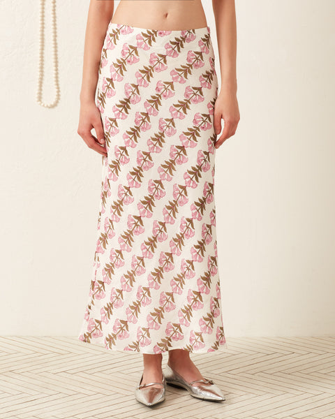 スカート andmary Lilly silk knit skirt ANDMARY】Lilly silk knit skirt