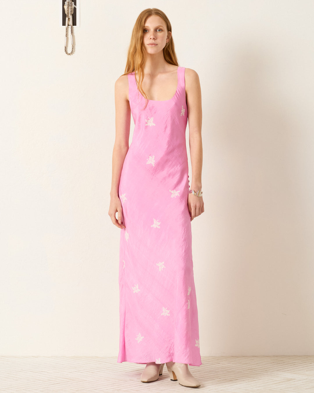 adele pink dress Dress "Adele" organza fabric + batiste lining Pink