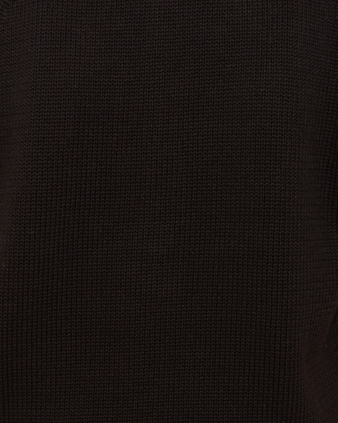 Close-up view of the Lessi Black Marble Top, highlighting its dark fabric texture and even stitching pattern—perfect for a cozy, stylish look.