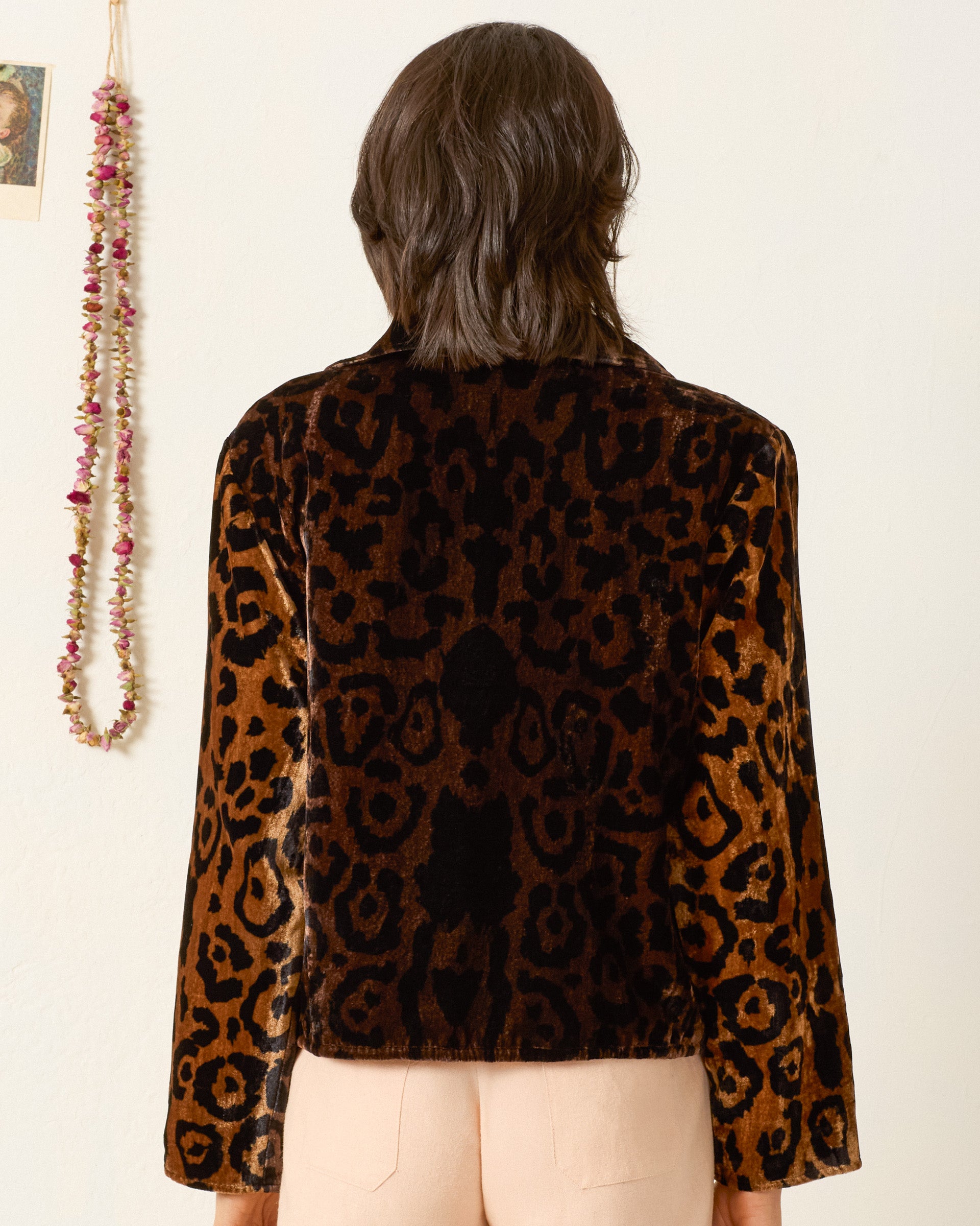 Lex Leopard Velvet Jacket