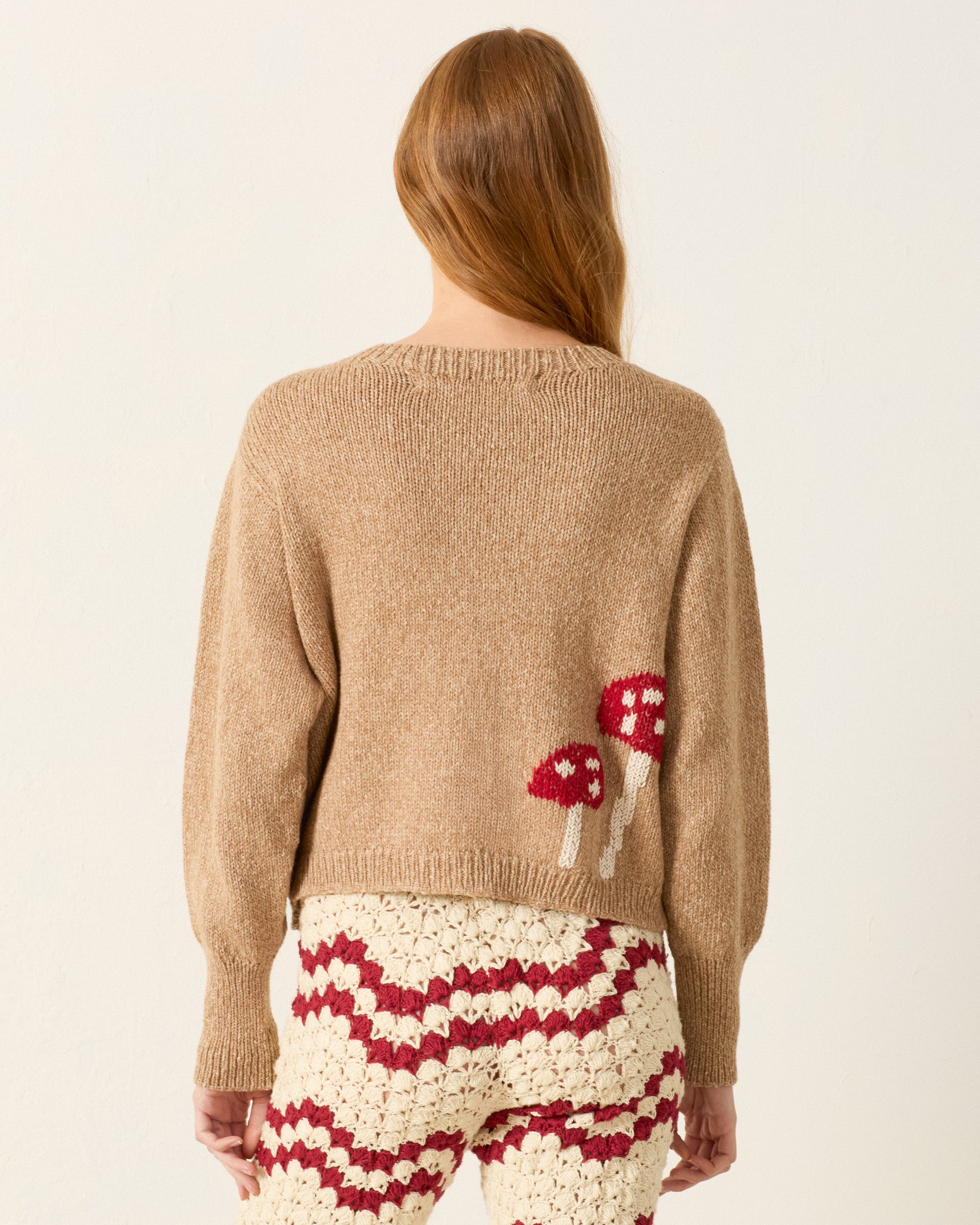 Sammi Mushroom Knit Cardigan