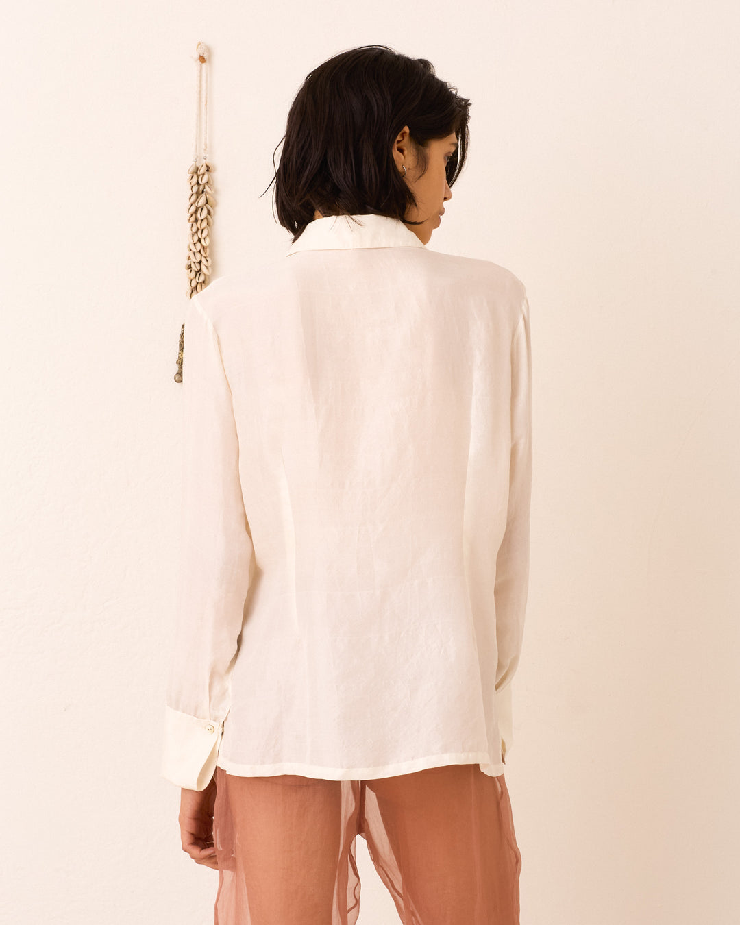 Dana Pearl Silk Shirt