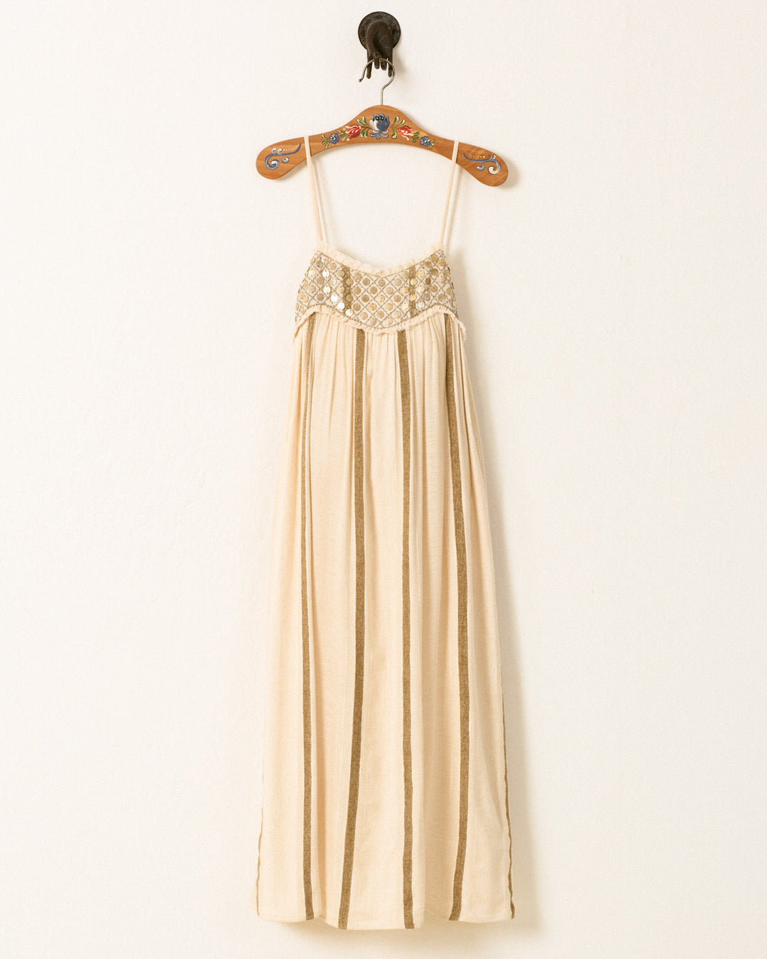 Eden White Sage Coin Dress Eden White Sage Coin Dress