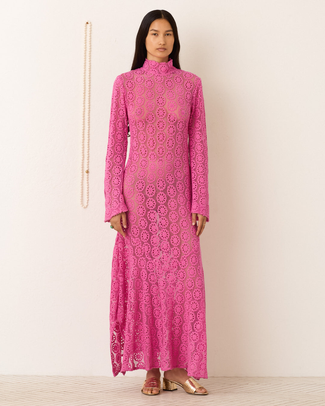Laila Fuschia Daisy Dress Fuchsia / XS Laila Fuschia Daisy Dress Fuchsia / XS