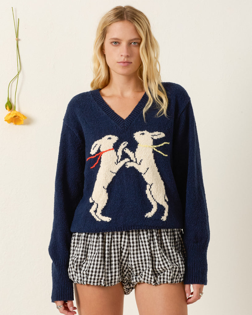 Axel Midnight Hare Sweater