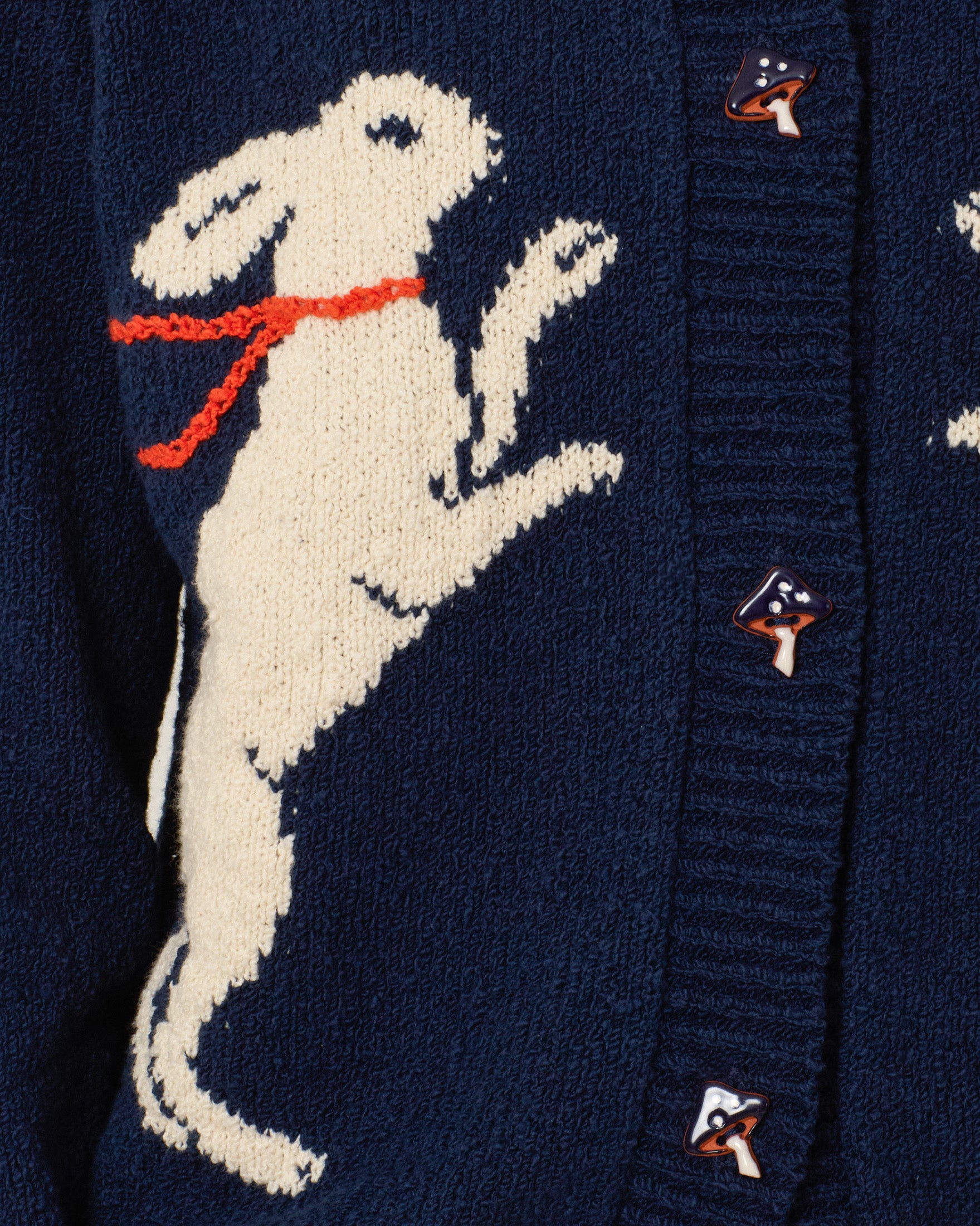 HARE 刺繍カーディガン Sammi Midnight Hare Cardigan