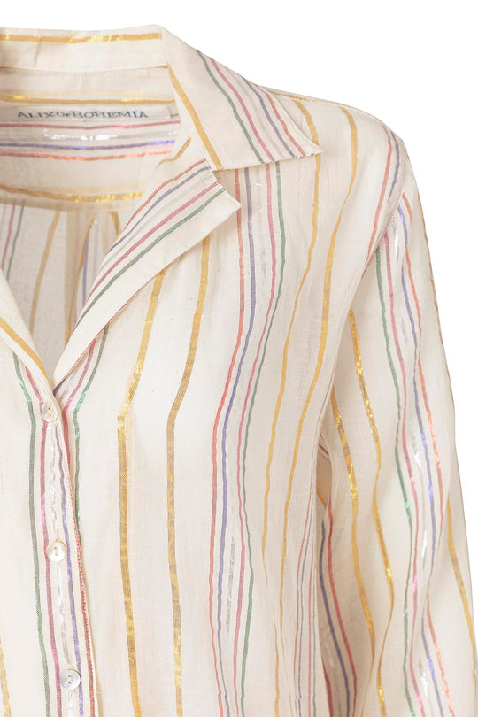 Patti Rainbow Stripe Shirt