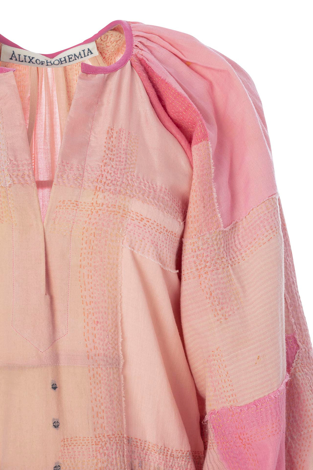 Celeste Pink Sky Sari Dress